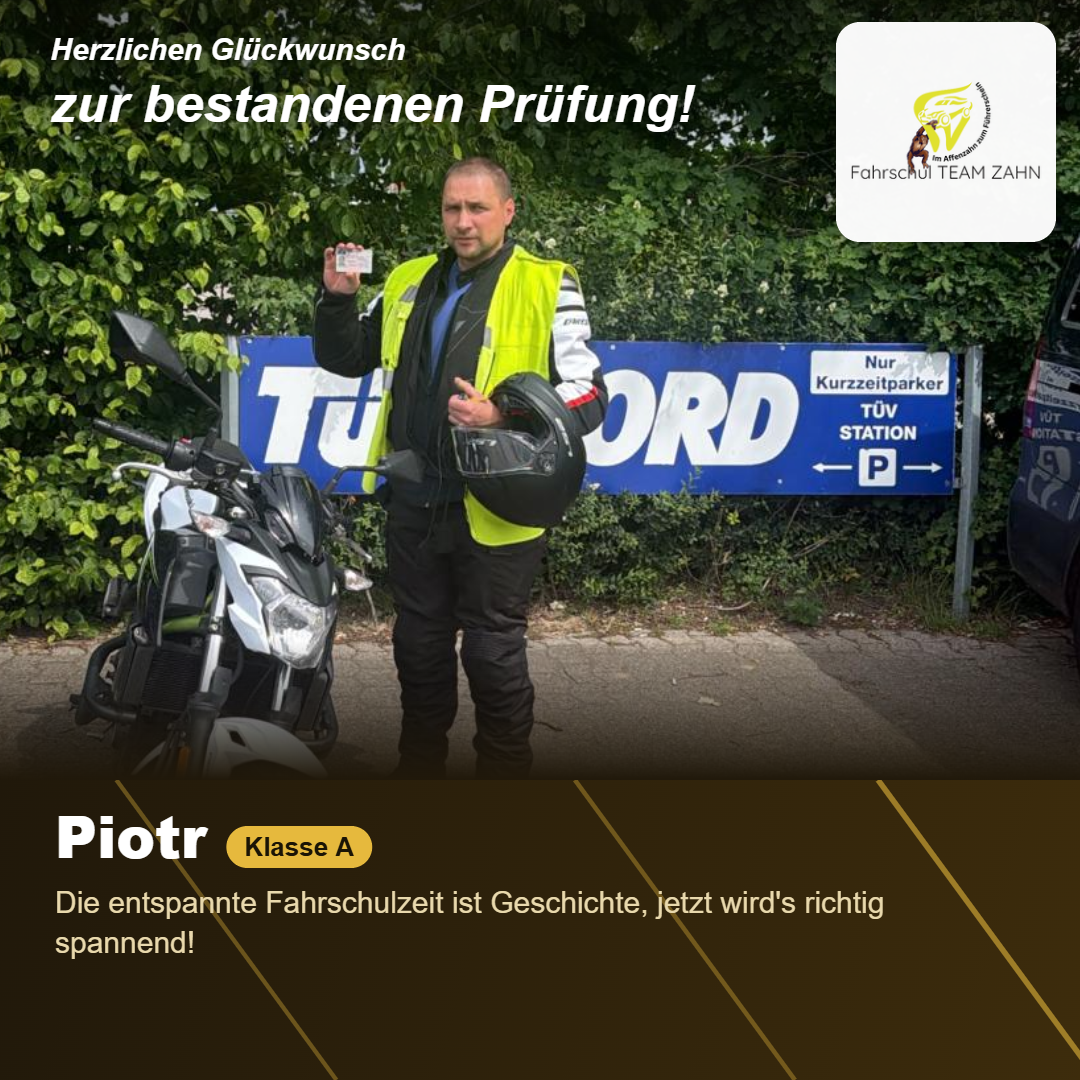 Bestandene Prüfungen Juni 2026
