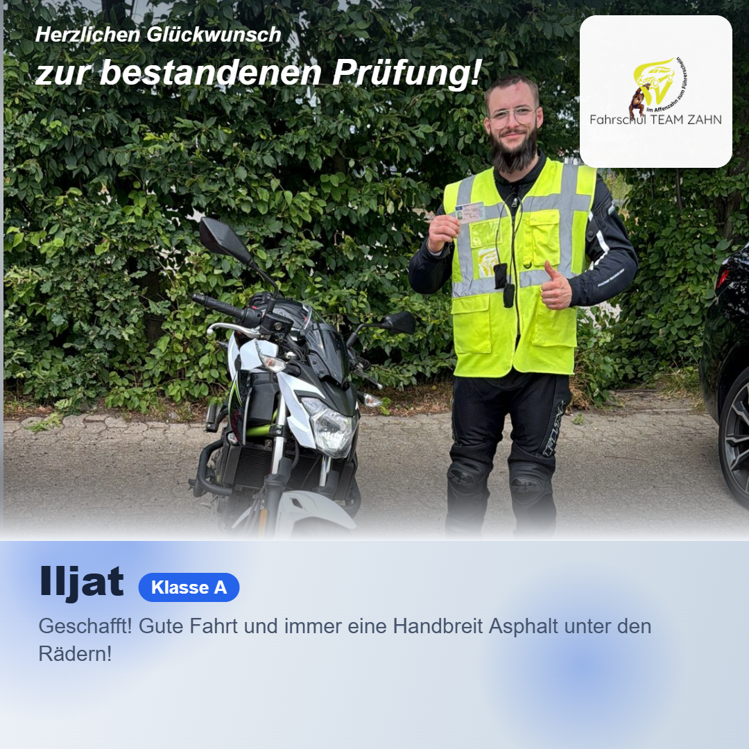 Bestandene Prüfungen Juli 2026