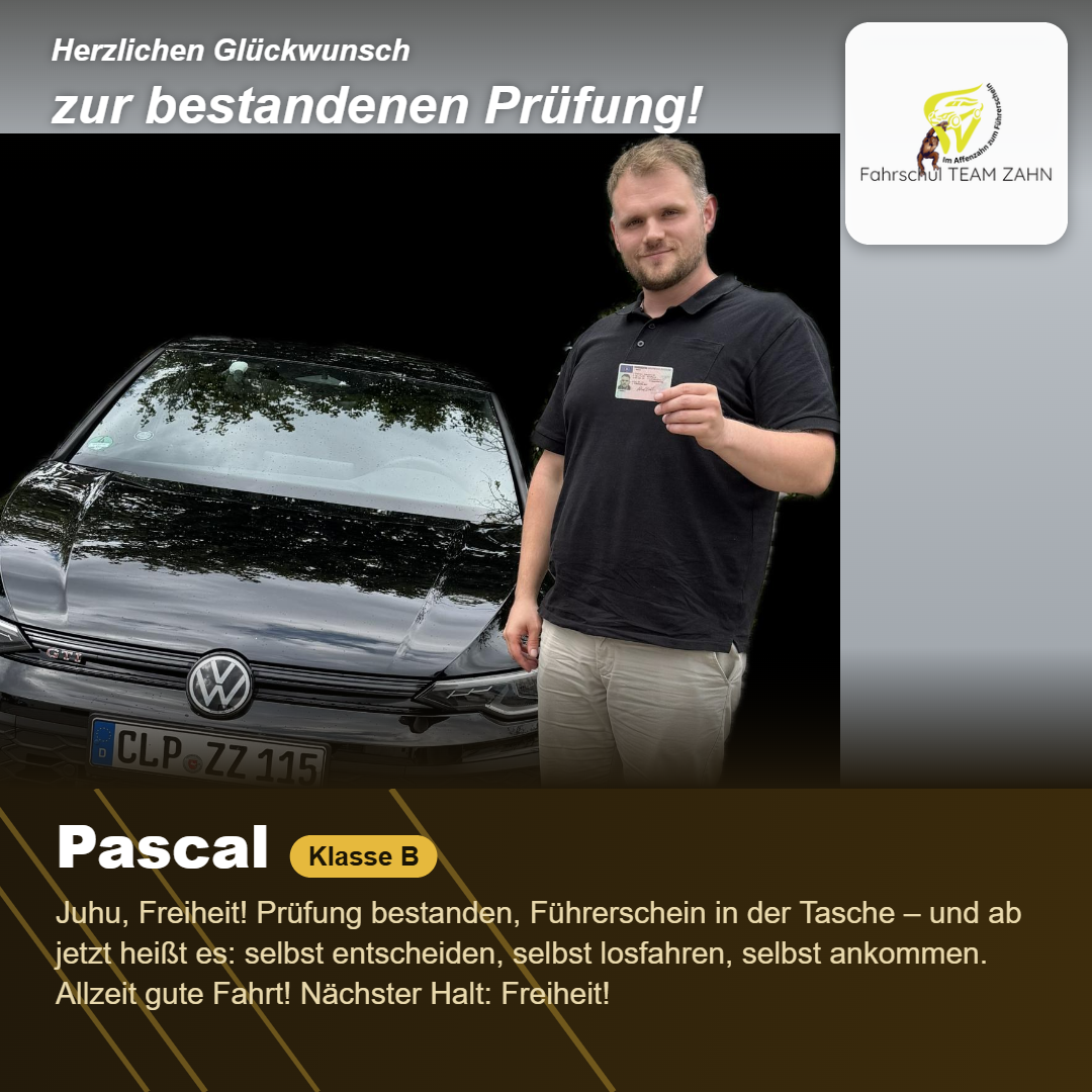 Bestandene Prüfungen August/September 2026
