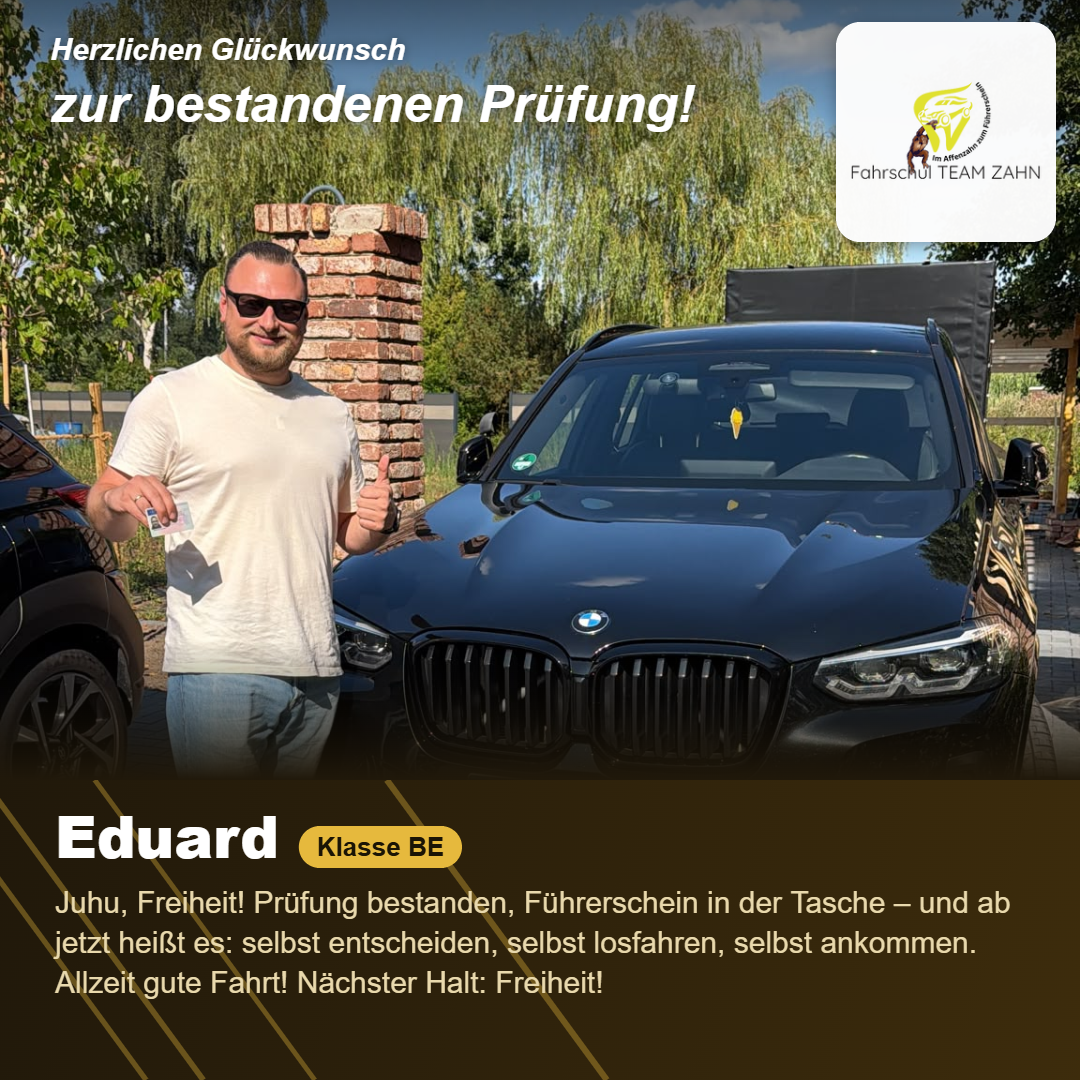 Bestandene Prüfungen August/September 2026